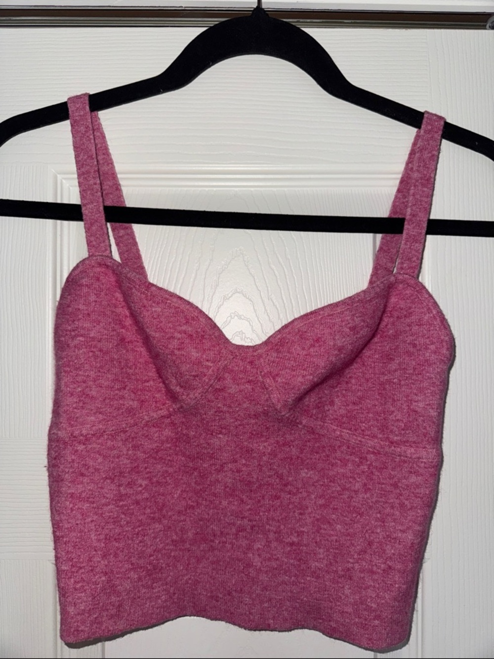 Aritzia Wilfred Sicily Pink Cashmere Bustier